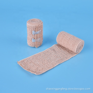 Sjukhus olika storlek hudfärg elastisk crepe bandage